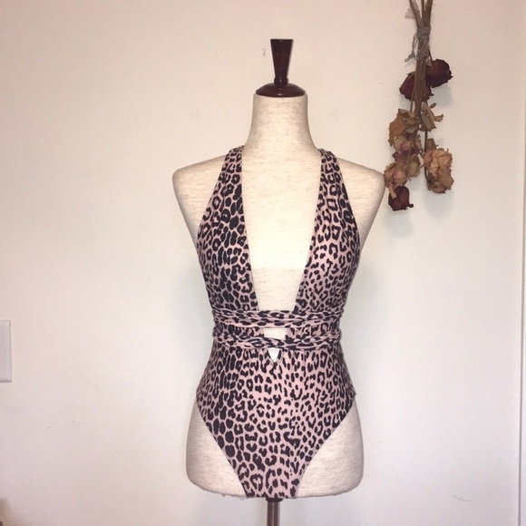 CLEARANCE ‘Harlow’ leopard print monokini - Picture 4 of 9